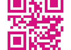 qr code for a link with alternate text and custom color